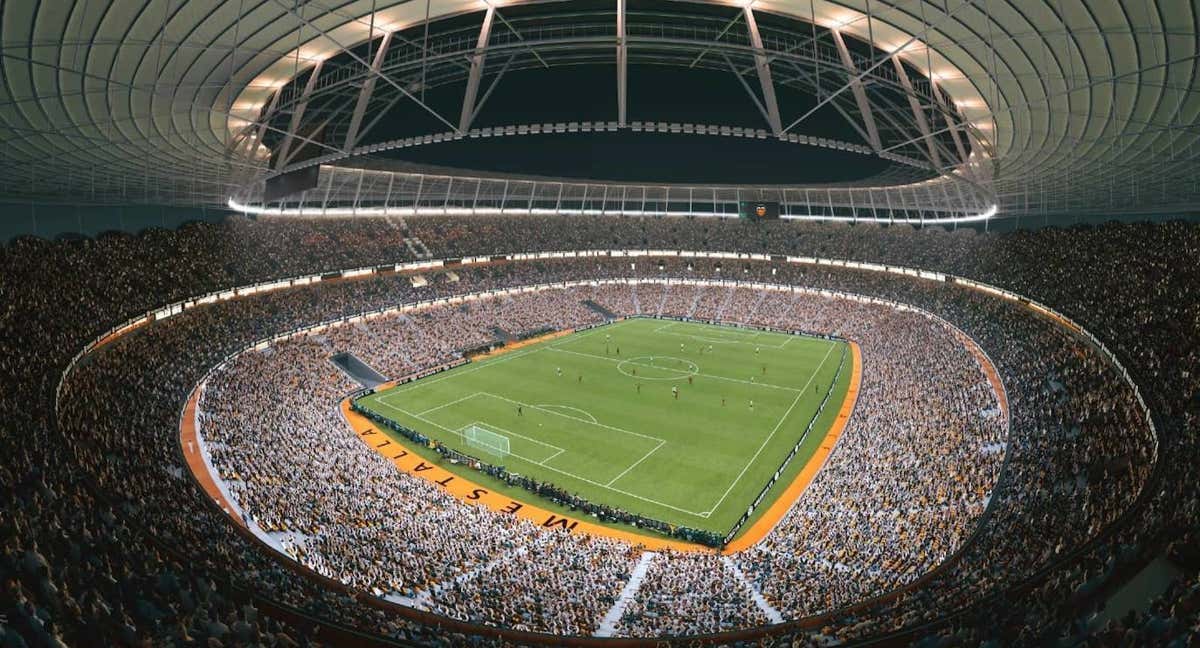 El proyecto del Nuevo Mestalla.