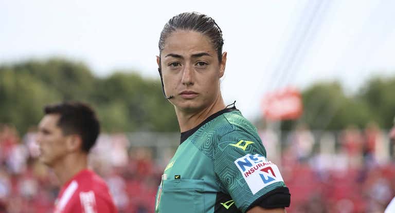 Ferrieri, durante el Monza-Udinese.