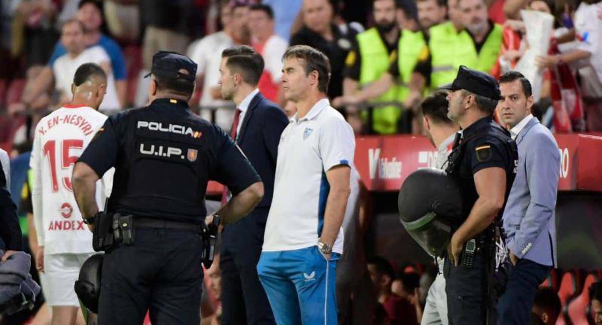 Julen Lopetegui, técnico del Sevilla./AFP