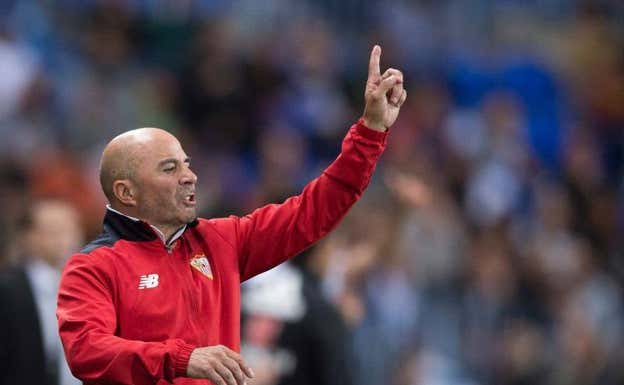 Jorge Sampaoli, en su etapa en el Sevilla.