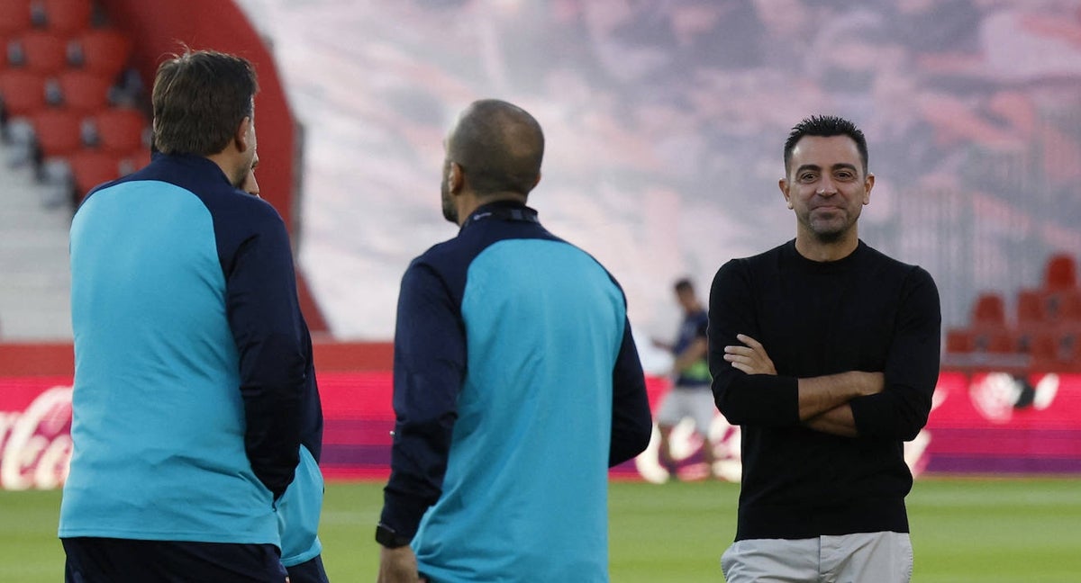 Xavi Hernández sigue sin perder en Liga lejos del Camp Nou.