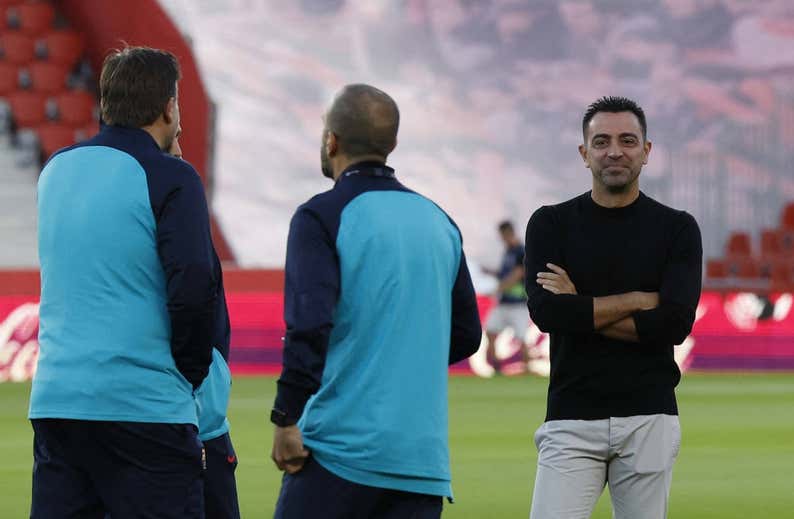 Noche culé de récords: Xavi, Ter Stegen y Piqué