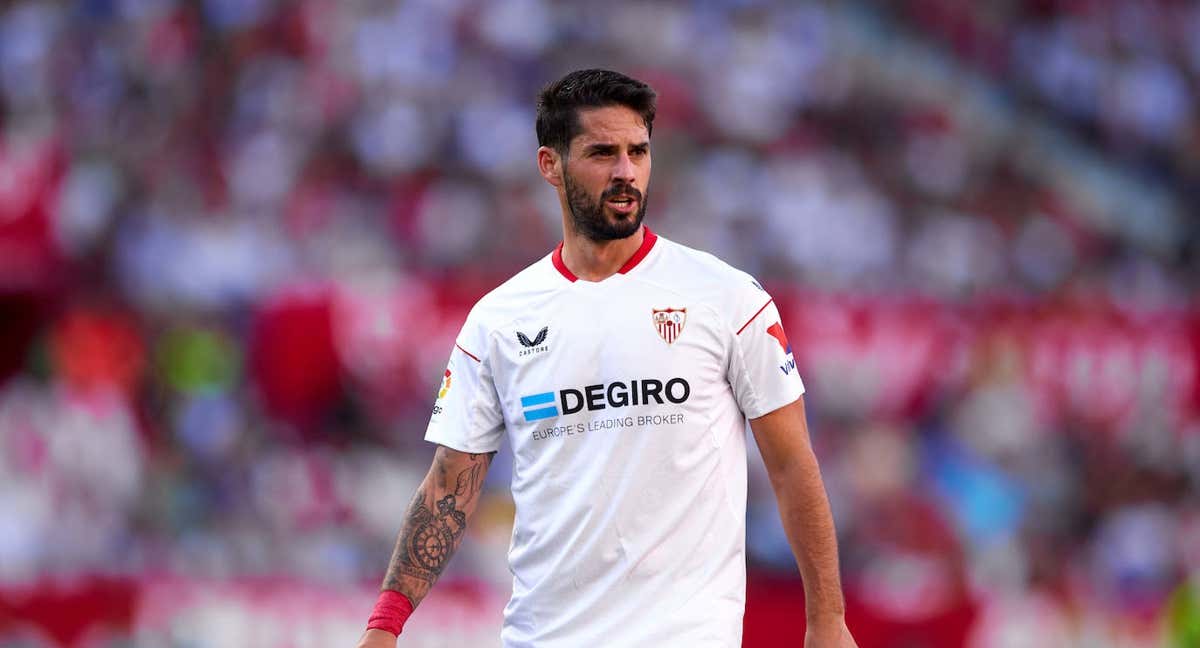 Isco, en un partido con el Sevilla./Getty