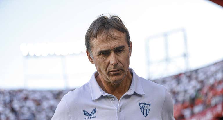 Julen Lopetegui, entrenador del Sevilla.