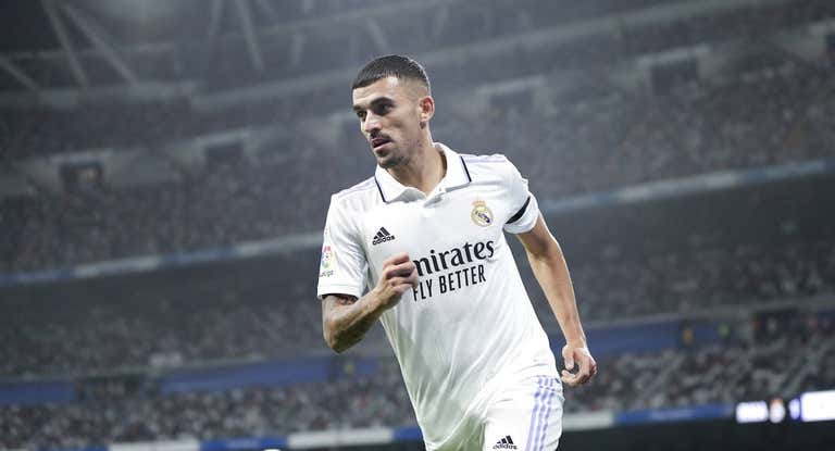 Dani Ceballos, durante el último partido del Real Madrid ante Osasuna.