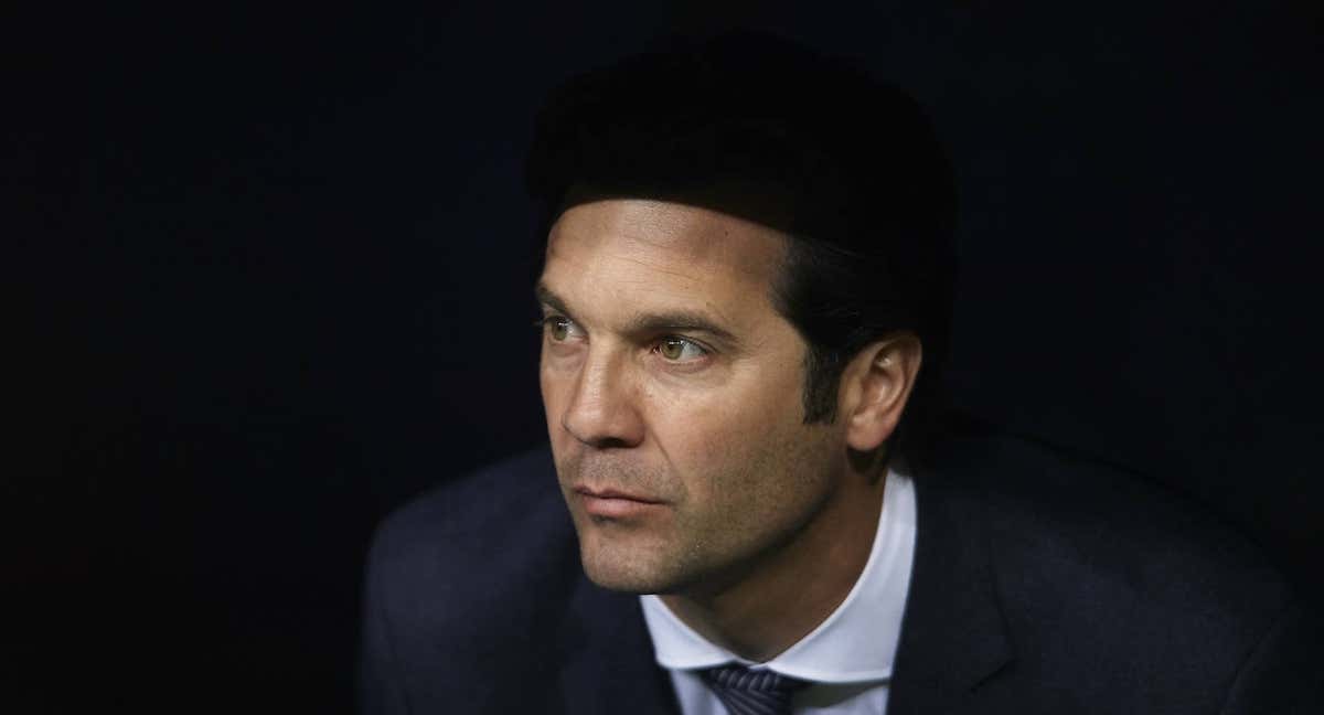 Solari, en su anterior etapa en el Real Madrid.