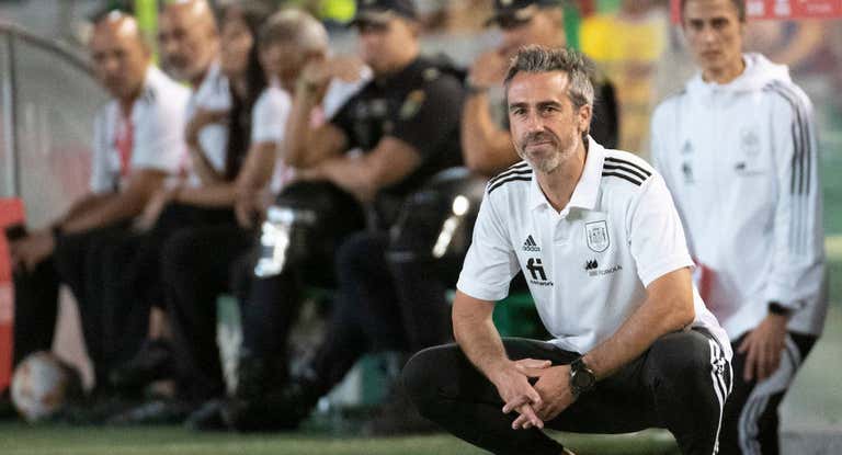 Vilda, en rueda de prensa.