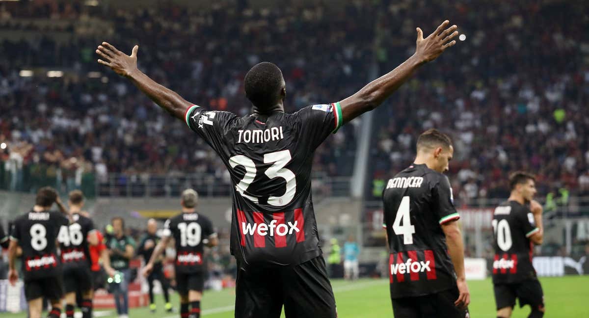 Tomori marcó uno de los goles en la victoria a la Juventus.