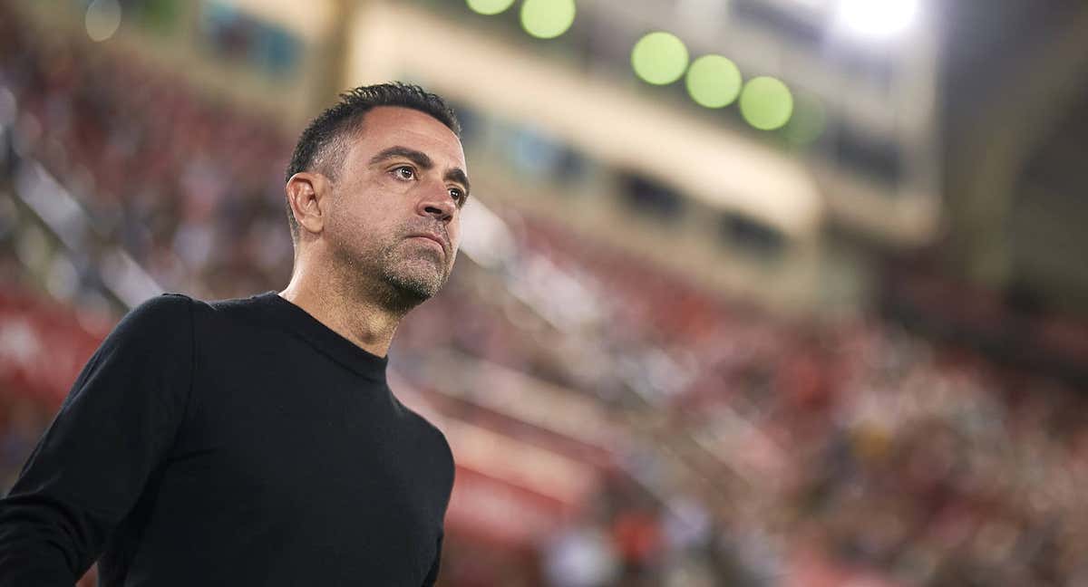 Xavi pide más a sus pupilos de cara a portería. /GETTY