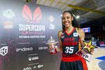 La dualidad de Rebekah Gardner: MVP de Supercopa y rookie de la WNBA