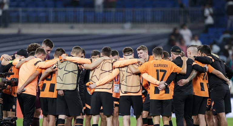 El Shakhtar, en el partido ante el Madrid.