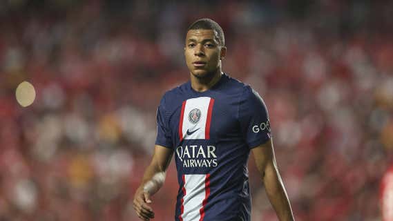 Mbappé, en un partido con el PSG. . /GETTY