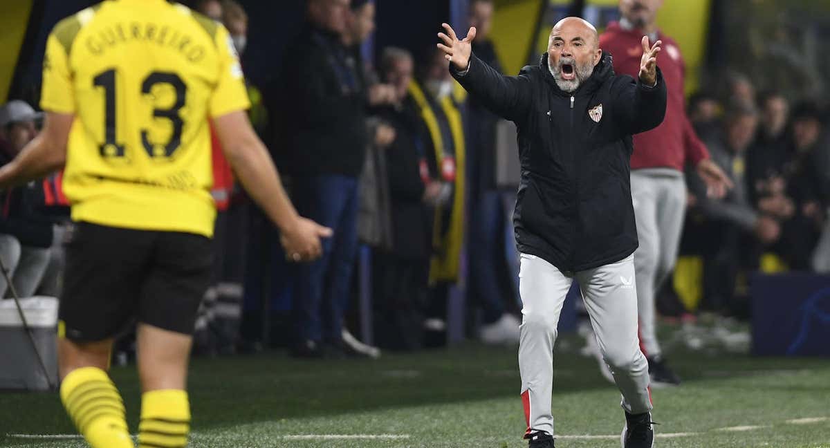 Jorge Sampaoli, entrenador del Sevilla./GETTY