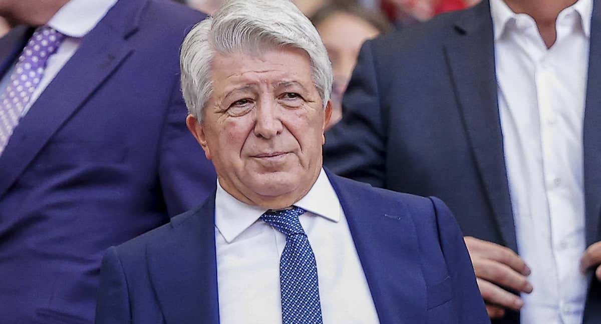 Cerezo, en un partido en el Metropolitano./GETTY