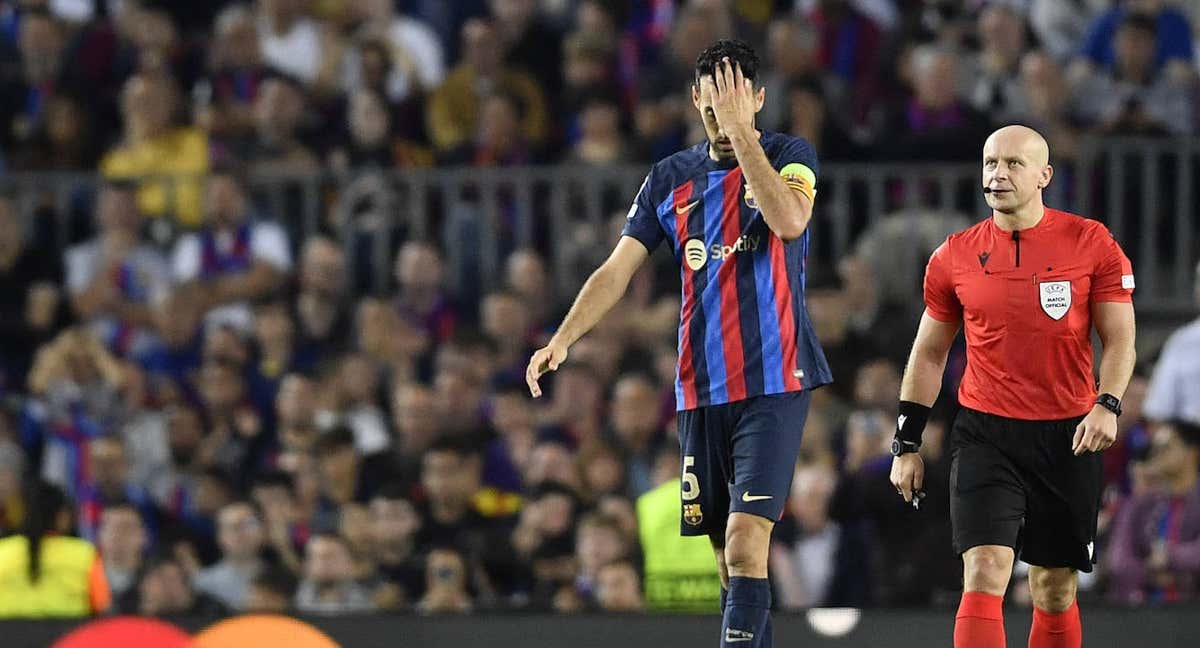 Sergio Busquets tomó la palabra tras el empate ante el Inter. /GETTY