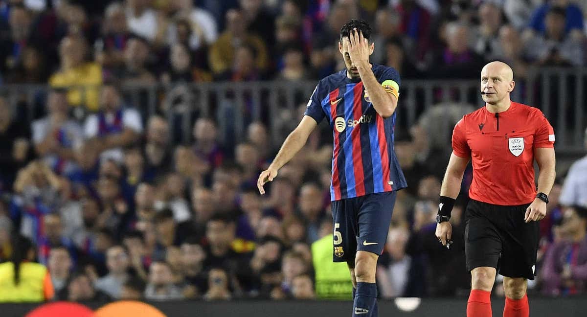 Sergio Busquets tomó la palabra tras el empate ante el Inter.