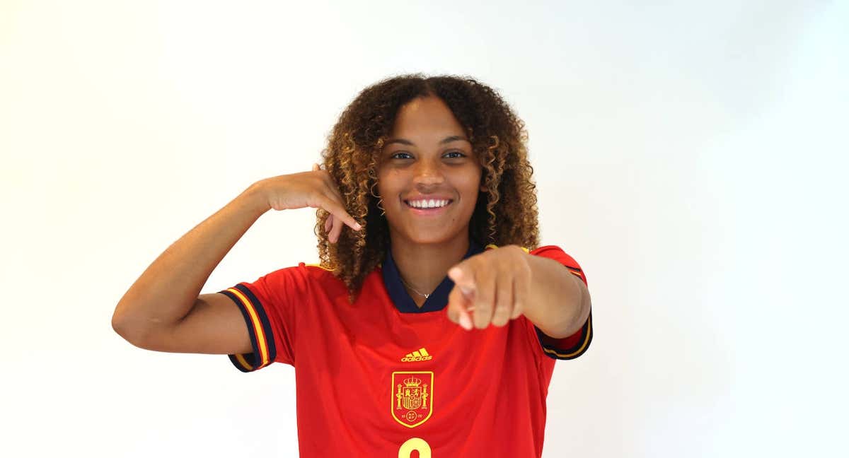 Vicky López, con la Sub-17. /RFEF