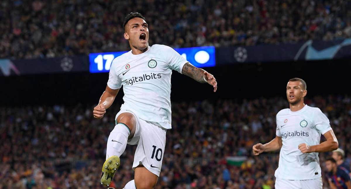 Lautaro celebra su gol | /AFP