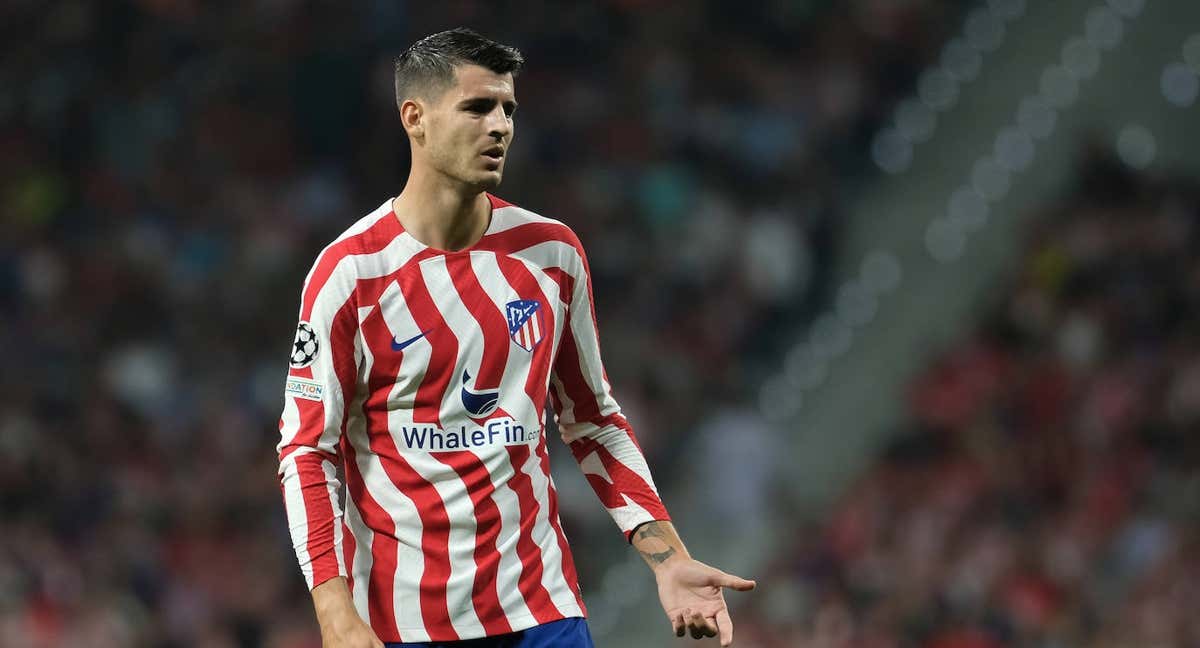 Morata falló la ocasión más clara del Atlético en la recta final del partido. /GETTY