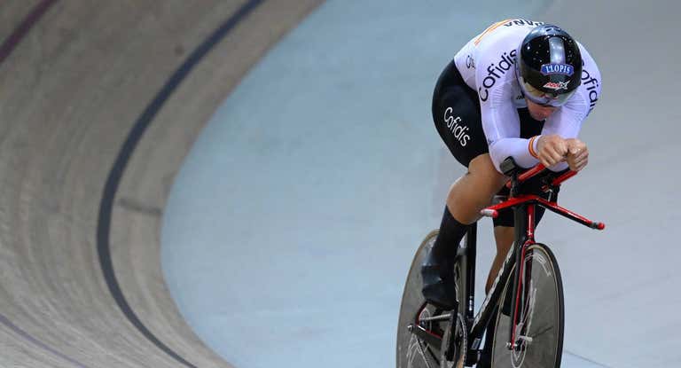 Alejandro Martínez, en el Mundial de Ciclismo en Pista.