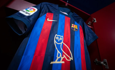 El Barça vestirá una camiseta con el emblema de Drake en el Bernabéu