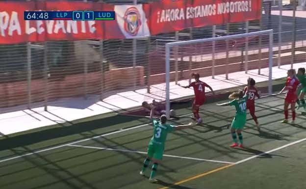 Gol fantasma de Leire Baños.  DAZN