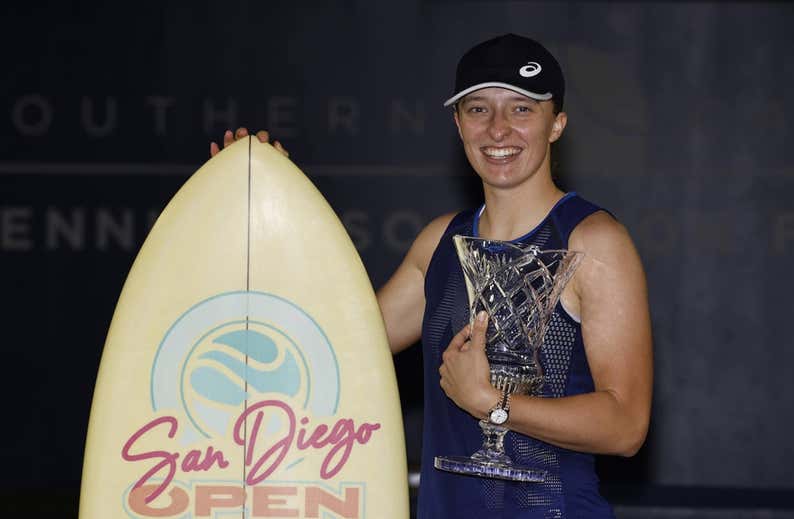 Nadie surfea la nueva ola del tenis como Iga Swiatek