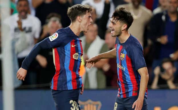Gavi y Pedri, con el Barça. GETTY