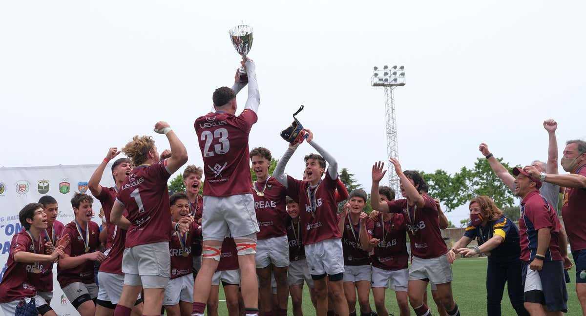 Alcobendas Rugby S18, campeón de España. /Jordi Elías / Ferugby