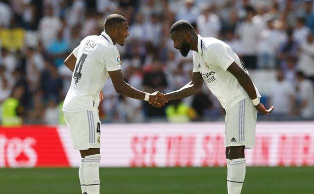 Alaba y Rüdiger. GETTY