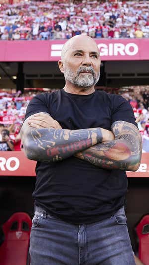 Sampaoli, ante su primera gran cita.  GETTY