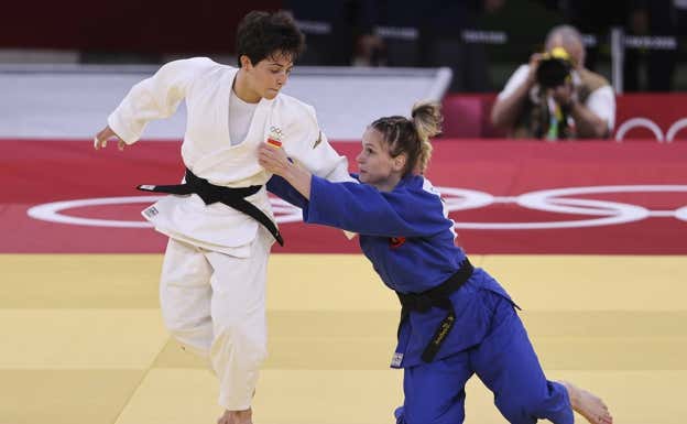 Julia Figueroa, durante los JJOO de Tokyo 2021.  GETTY IMAGES
