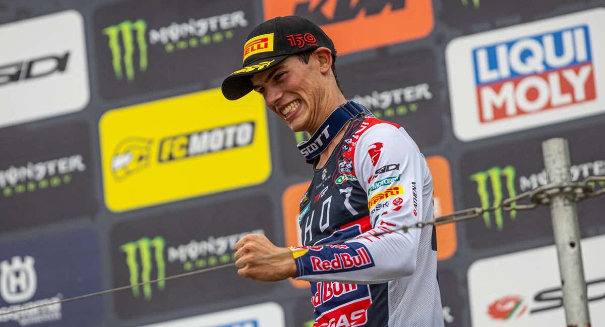 Jorge Prado, tercero en el Mundial de Motocross 2022. /JUAN PABLO ACEVEDO (GASGAS)