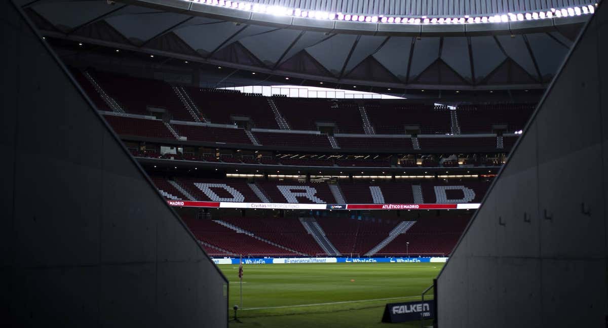 El Metropolitano espera vivir con el Atlético-Bayer una de las grandes noches de Champions. /GETTY