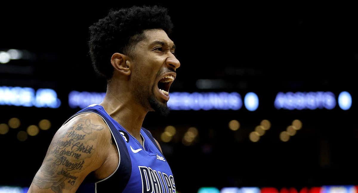 Christian Wood en el último partido de los Dallas Mavericks frente a los Pelicans. /GETTY IMAGES