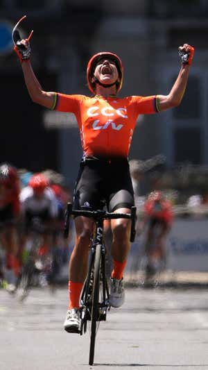 Marianne Vos ganó la edición 2019 de La Course, disputada en Pau.  GETTY IMAGES