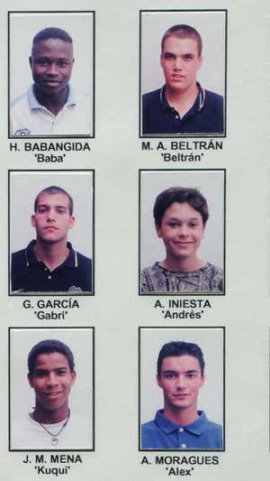 Iniesta fue uno de los primeros residentes en la Masia. GETTY