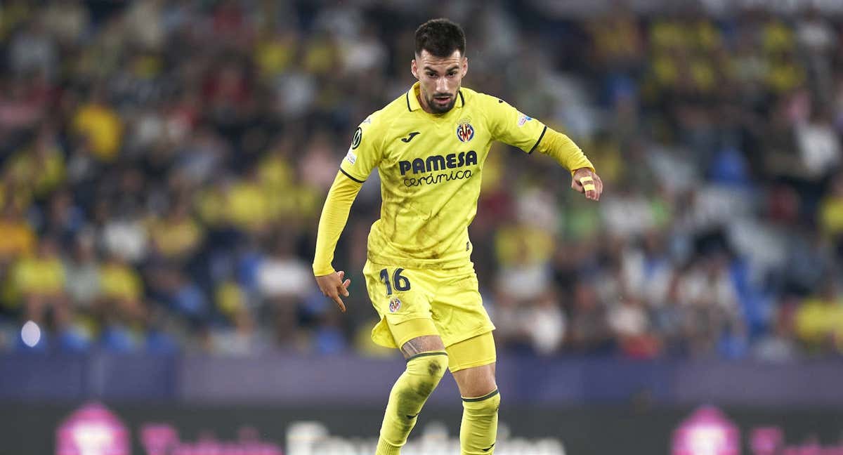 Álex Baena, en un partido de Europa League de esta temporada con el Villarreal.