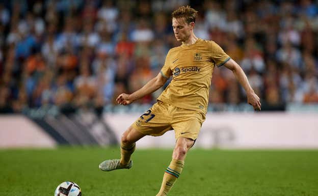 Frenkie, en Mestalla. GETTY