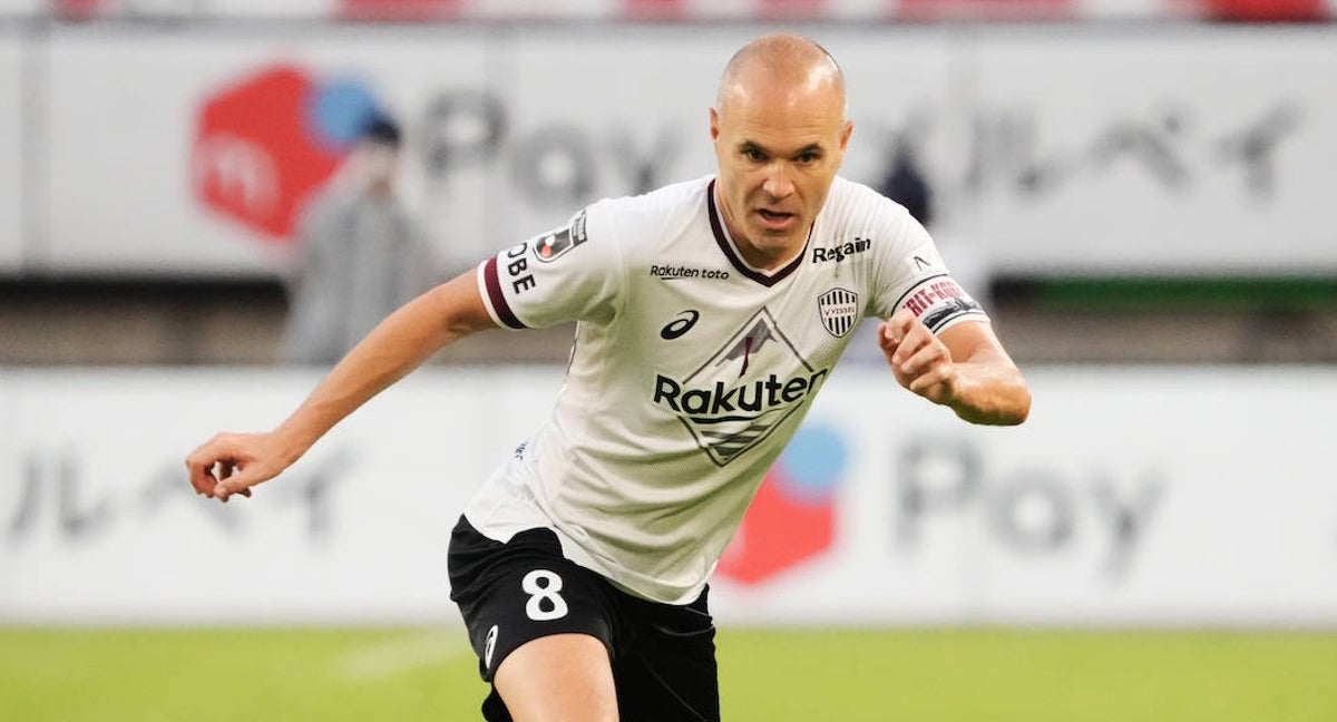 Andrés Iniesta, futbolista del Vissel Kobe.