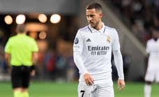 Hazard, baja inesperada contra el Celtic
