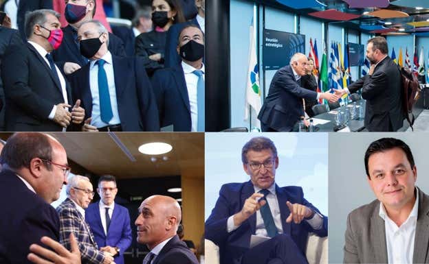 Los principales protagonistas de la crisis por la Ley del Deporte.