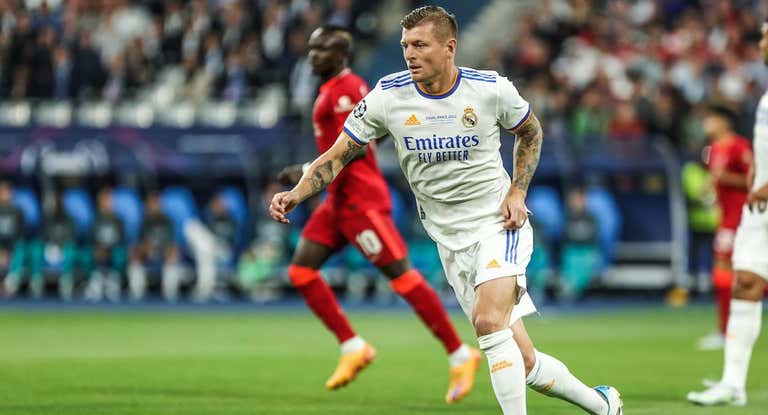 Kroos durante la final de Champions frente al Liverpool |