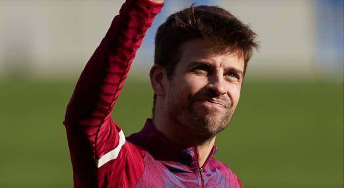 Piqué volvió a ser Piqué en el último entrenamiento