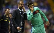 Guardiola, sobre Piqué: «En los partidos grandes siempre era el mejor»