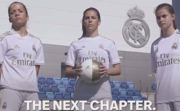 Primera publicación de los medios del Real Madrid del equipo femenino.  RELEVO