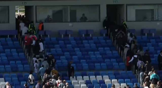 Una falsa alarma provoca la evacuación de Valdebebas en pleno Castilla-Pontevedra
