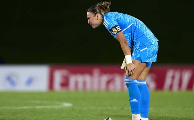 Misa no pudo contener las lágrimas.  GETTY