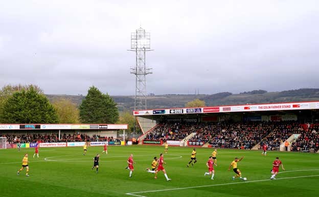Así marcó Waldron su primer gol de la tarde. Getty Images