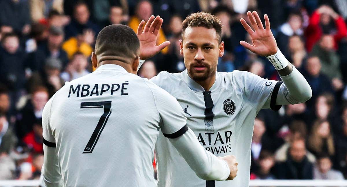 Mbappé y Neymar llegaron al PSG en 2017./Getty Images